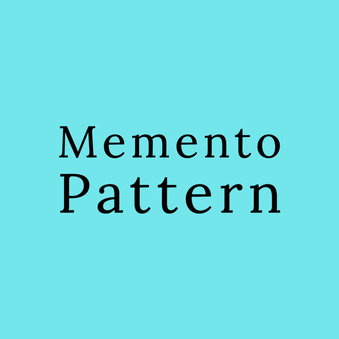 Notes: Go Design Patterns - Memento Pattern